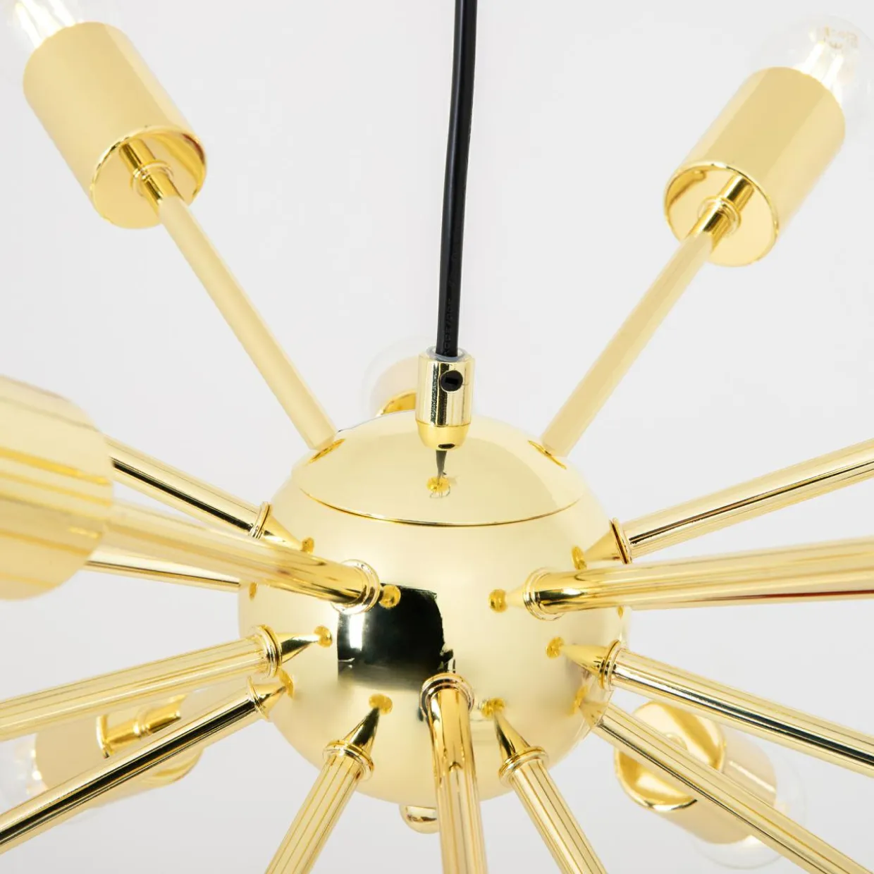 Lampa wisząca loftowa złota MANDI 51 cm