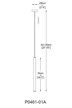 Lampa wisząca LOYA LED P0461-01A-K4K4