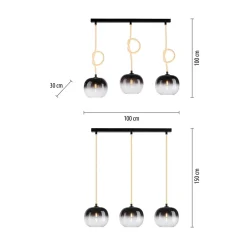 Lampa wisząca LUMA 3