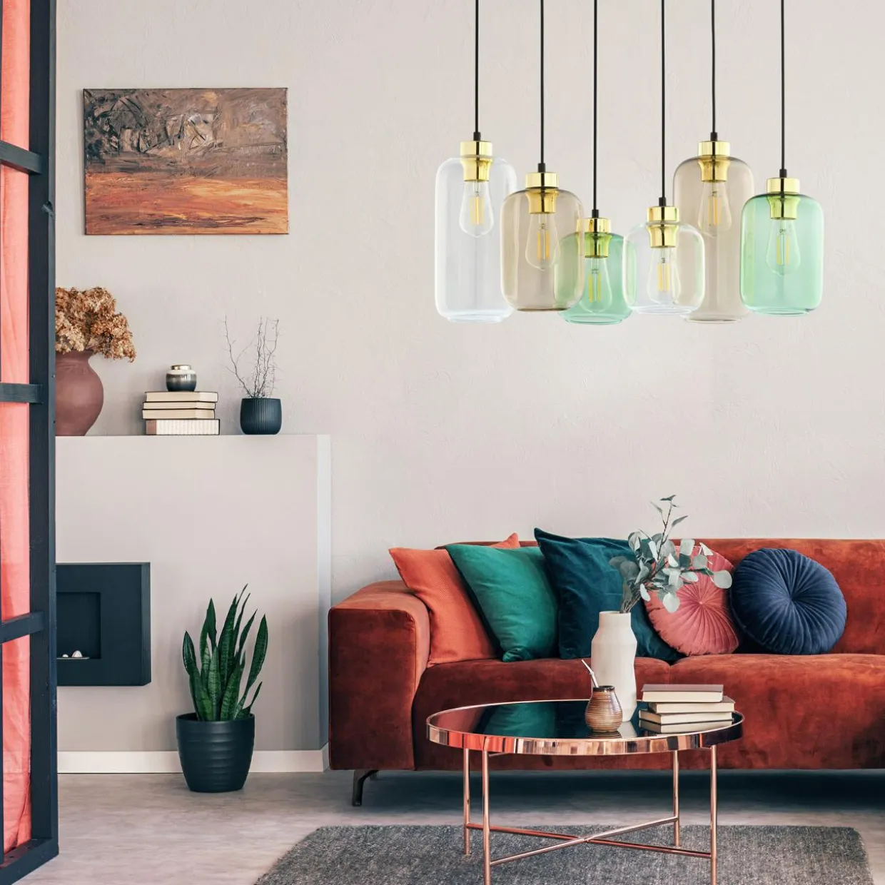 Lampa wisząca MARCO GREEN 6