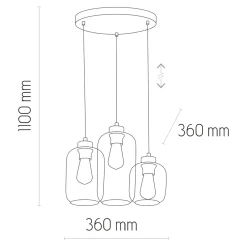 Lampa wisząca MARCO GREEN 3