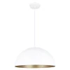 Lampa wisząca matowa biała VELA