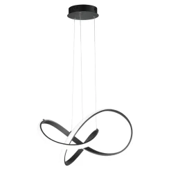 Lampa wisząca matowa czarna LED INDIGO