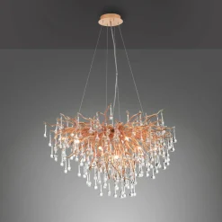 Lampa wisząca miedziana ICICLE