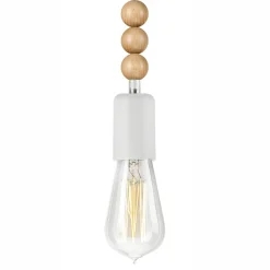 Lampa wisząca modern biała SIMON
