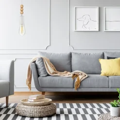 Lampa wisząca modern biała SIMON