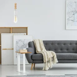 Lampa wisząca modern biała SIMON