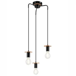 Lampa wisząca modern czarna ANGELINA 3