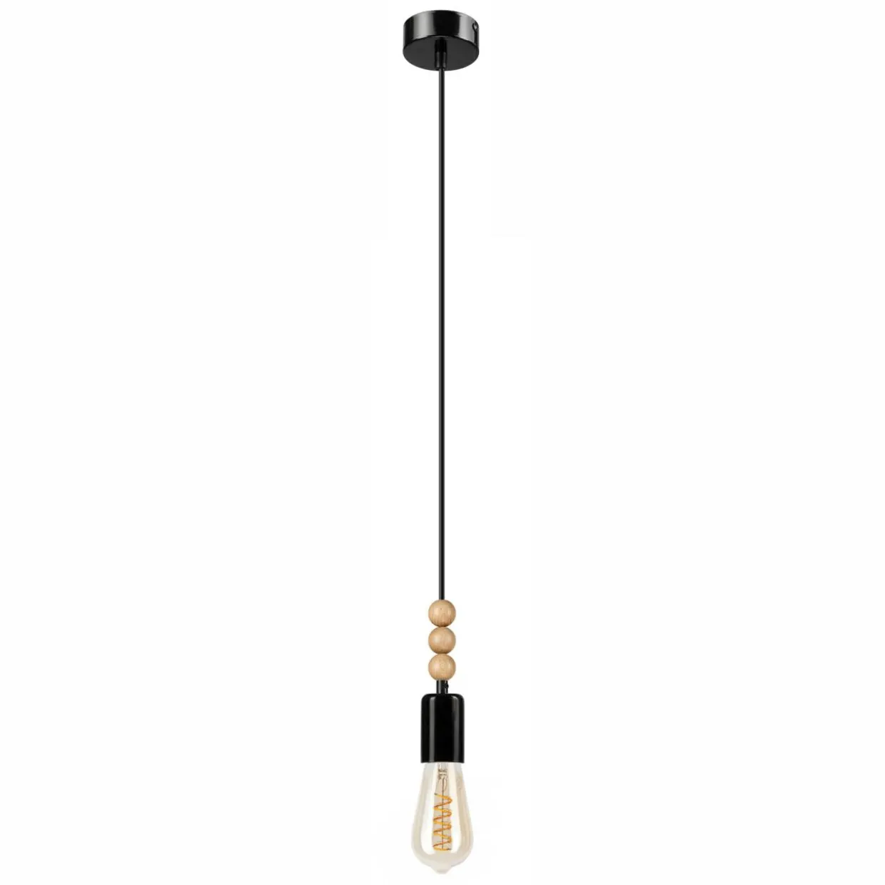 Lampa wisząca modern czarna SIMON