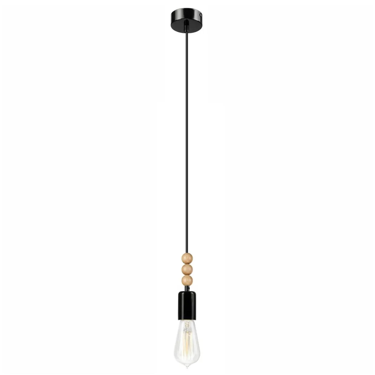 Lampa wisząca modern czarna SIMON