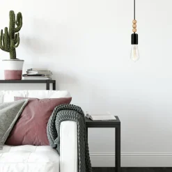 Lampa wisząca modern czarna SIMON