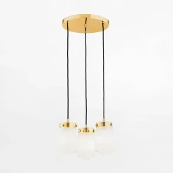 Lampa wisząca mosiądz PASADENA 3