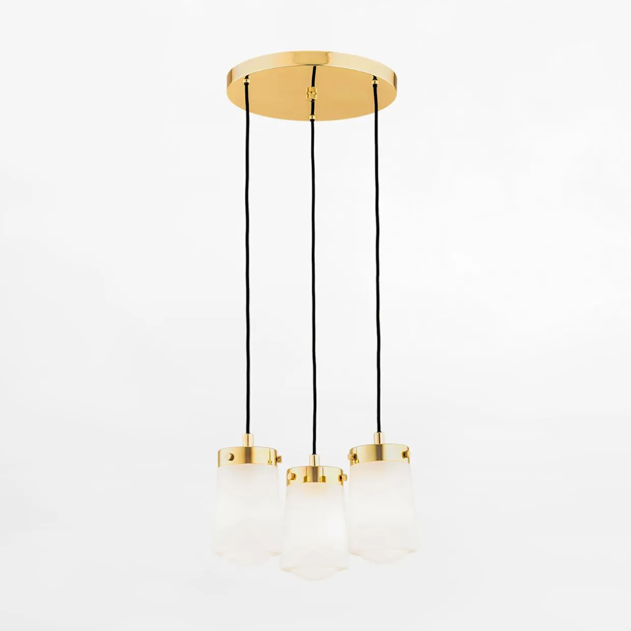 Lampa wisząca mosiądz PASADENA 3