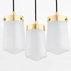 Lampa wisząca mosiądz PASADENA 3