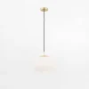 Lampa wisząca mosiądz TRINI fi 30 cm