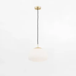 Lampa wisząca mosiądz TRINI fi 30 cm