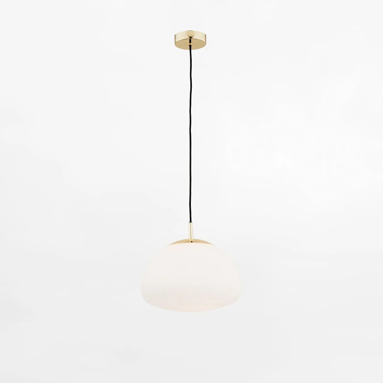 Lampa wisząca mosiądz TRINI fi 30 cm