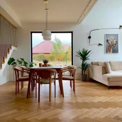 Lampa wisząca mosiądz TRINI fi 30 cm