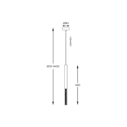 Lampa wisząca ONE LED P0461-01E-S8S8