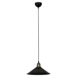 Lampa wisząca pojedyncza czarna MAYA