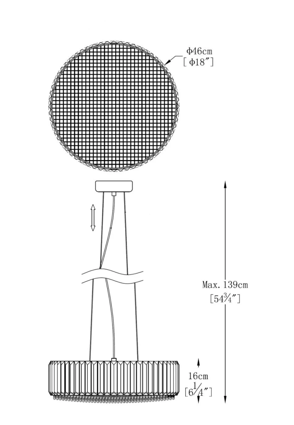 Lampa wisząca PRINCE
