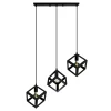 Lampa wisząca 3-punktowa czarna SWEDEN