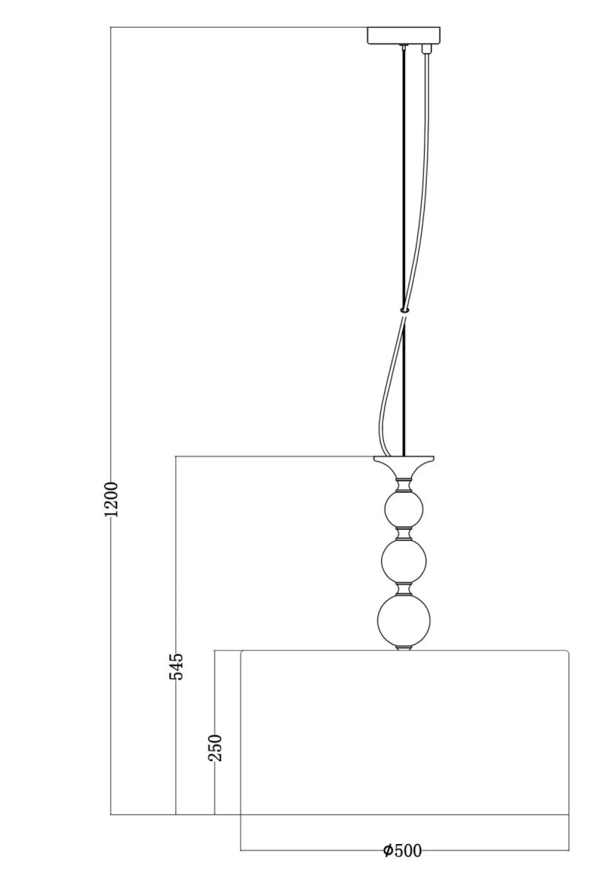 Lampa wisząca REA II
