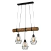 Lampa wisząca rustykalna sosna FORTADA 3