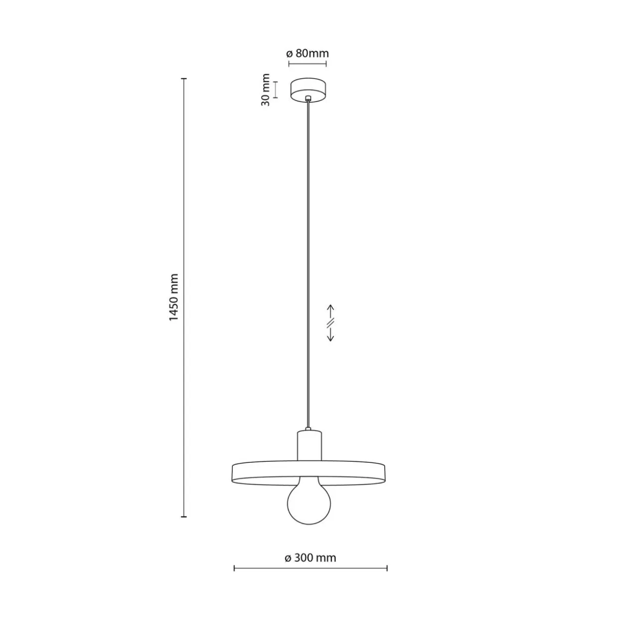 Lampa wisząca SILA GREEN PEAPOD fi 30 cm