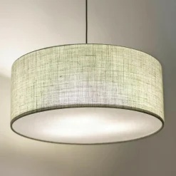 Lampa wisząca szarozielona EARTH 50 cm