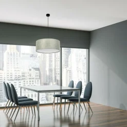 Lampa wisząca szarozielona EARTH 50 cm