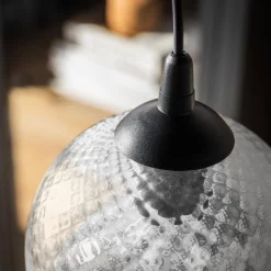 Lampa wisząca tranparentny klosz MIX fi 18 cm