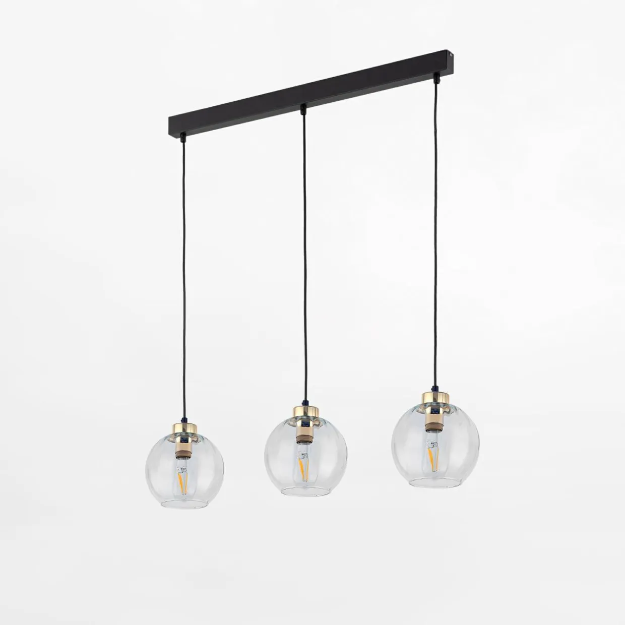 Lampa wisząca transparentna listwa DEVI 3