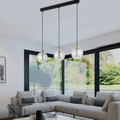 Lampa wisząca transparentna listwa DEVI 3