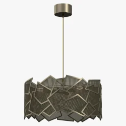 Lampa wisząca tytanowe złoto CAMO III