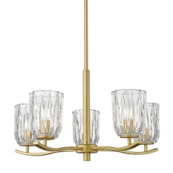 Lampa wisząca żyrandol złota TAZZA