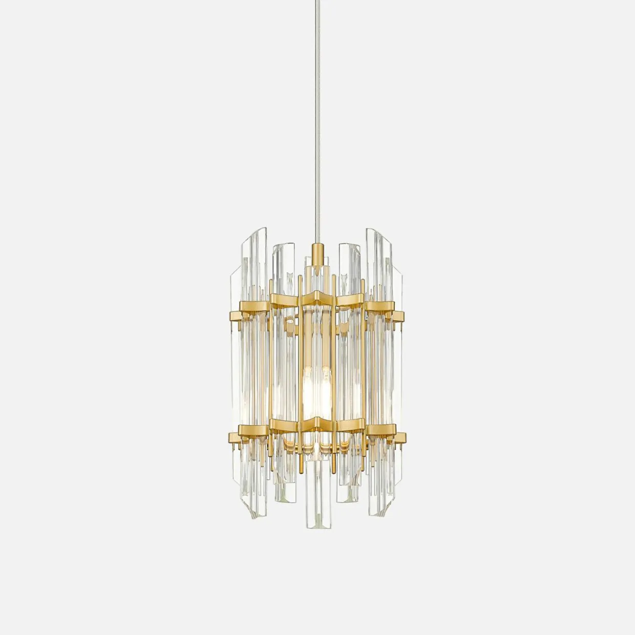 Lampa wisząca złota ALEXANDRIA 19 cm