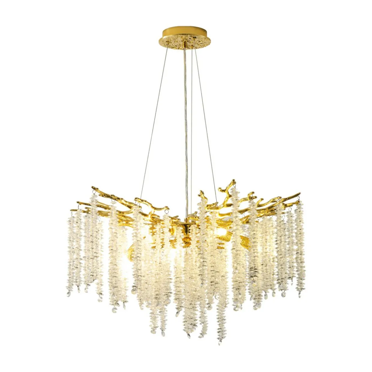 Lampa wisząca złota DIJON