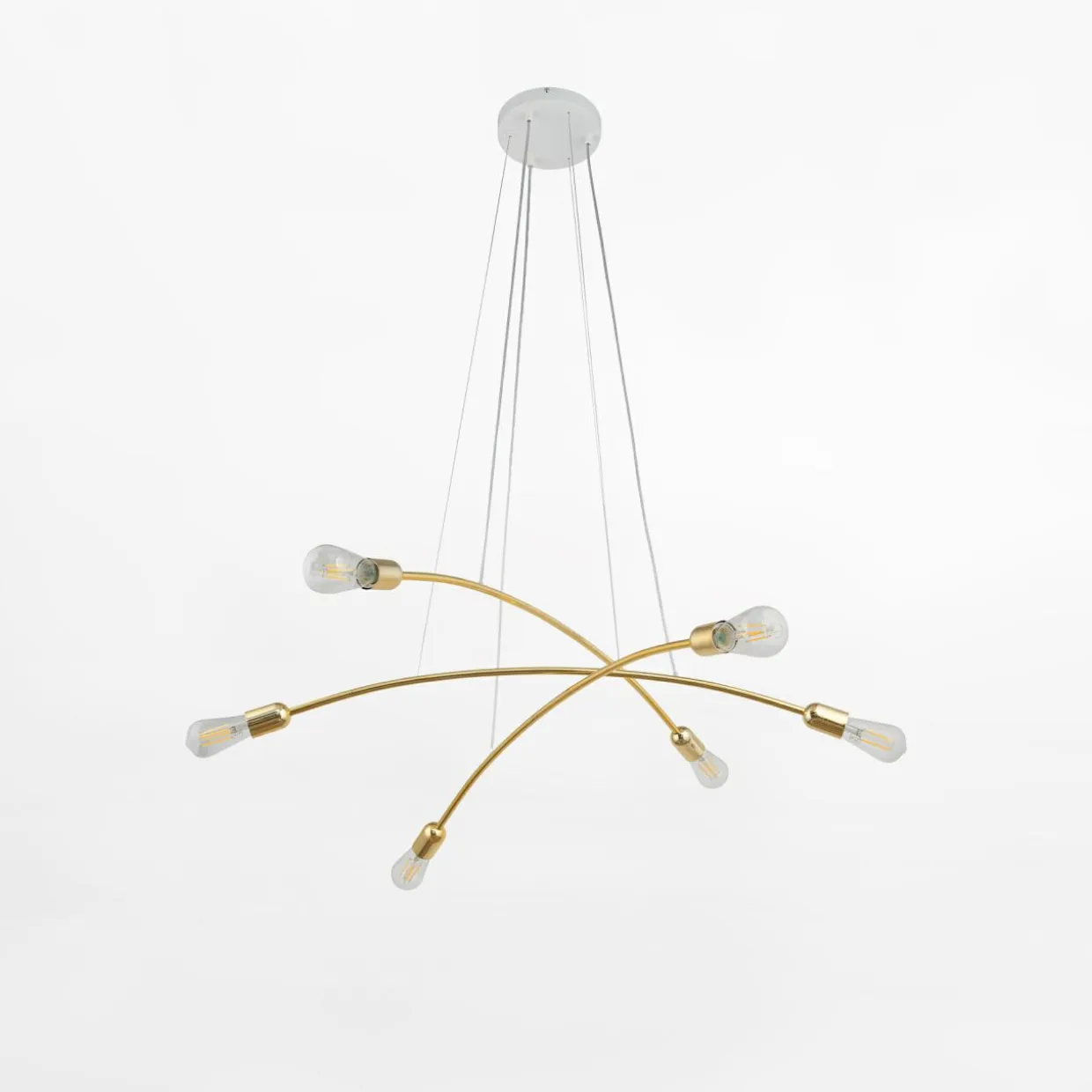 Lampa wisząca złota HELIX VI