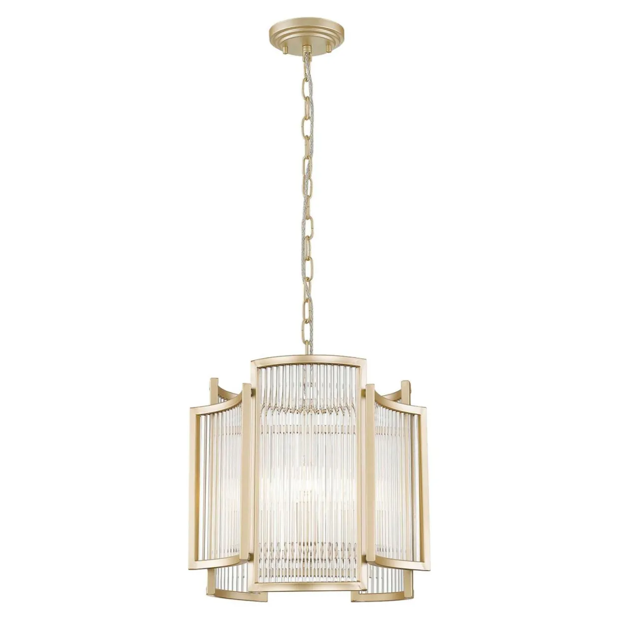 Lampa wisząca złota SERGIO 35 cm