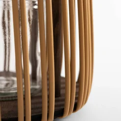 Lampion wiklinowy brązowy 23,5 cm