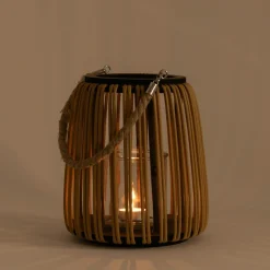 Lampion wiklinowy brązowy 23,5 cm
