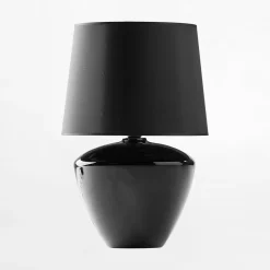 Lampka nocna czarna FIORD