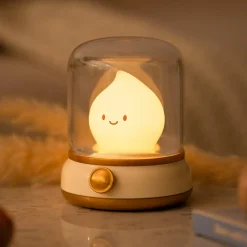 Lampka nocna LED MARY'S żółta PŁOMYCZEK