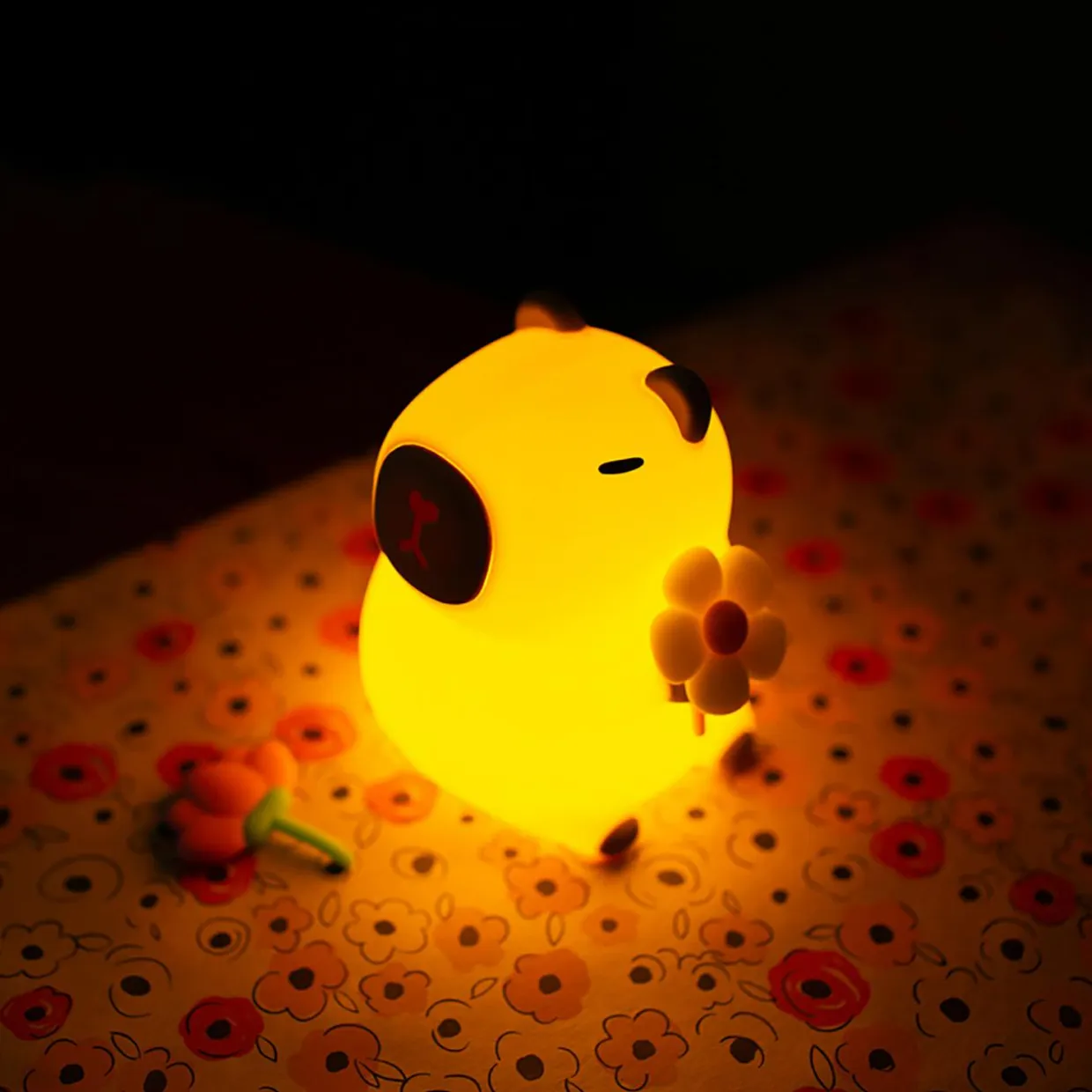 Lampka nocna LED RGB MARY'S KAPIBARA FLORYSTKA
