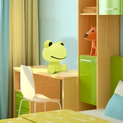 Lampka nocna zielona LED ŻABKA