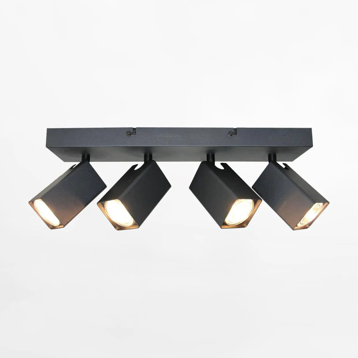Listwa 4 reflektory czarna ORO ELON