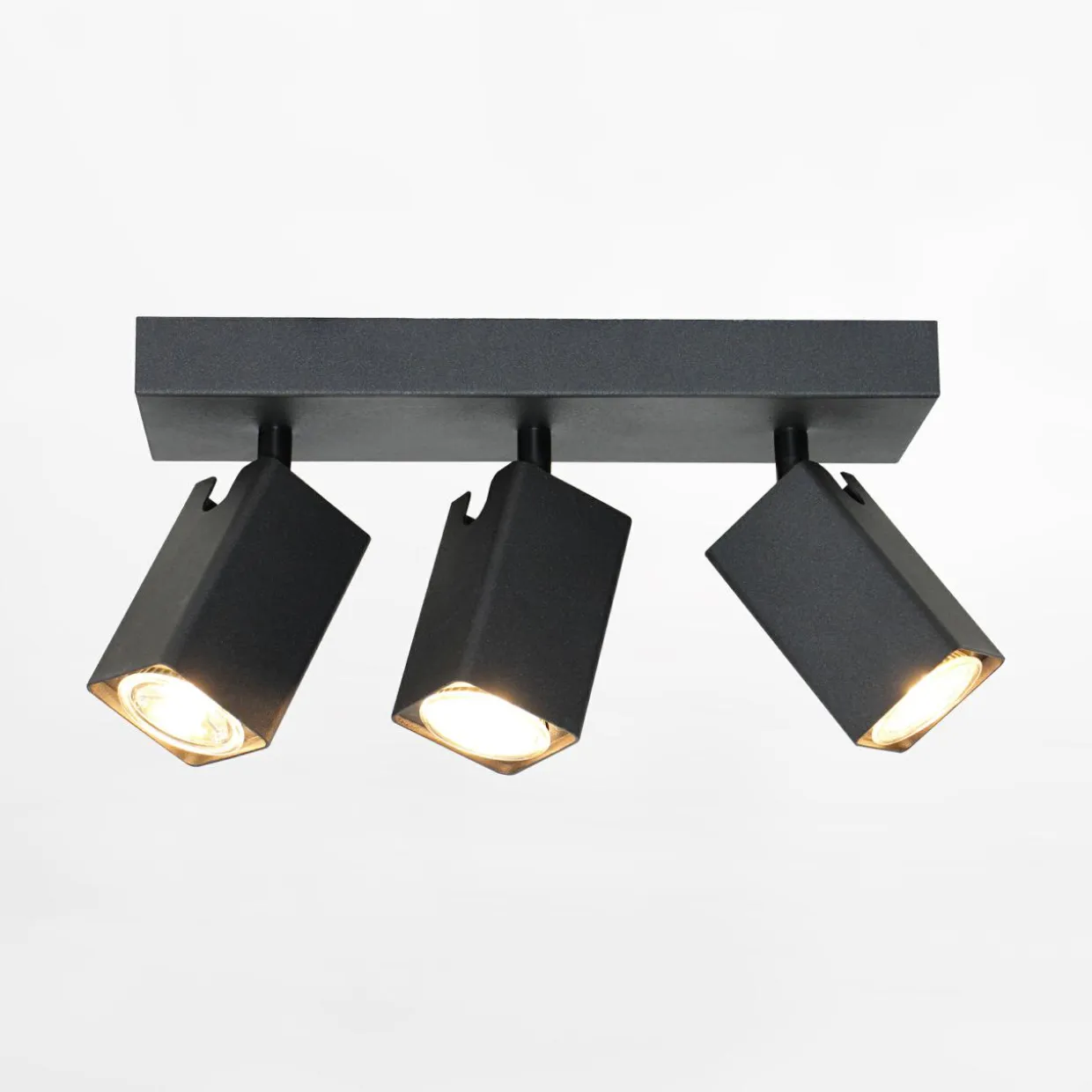 Listwa 3 reflektory czarna ORO ELON