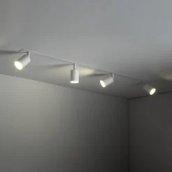 Listwa podtynkowa 4 reflektory biała NEX