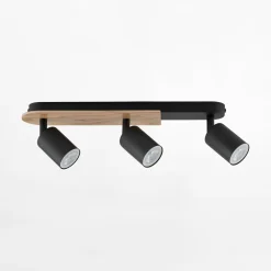 Listwa podwieszana rustykalna 3 spoty COVER WOOD